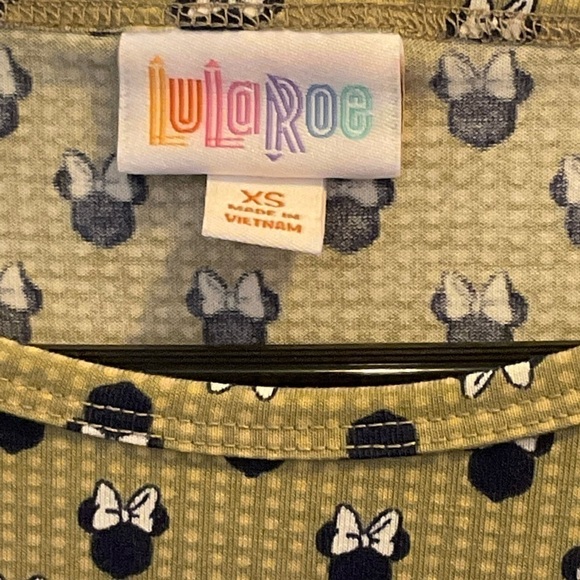 lularoe Minnie Mouse Top Sz XS - Picture 3 of 4
